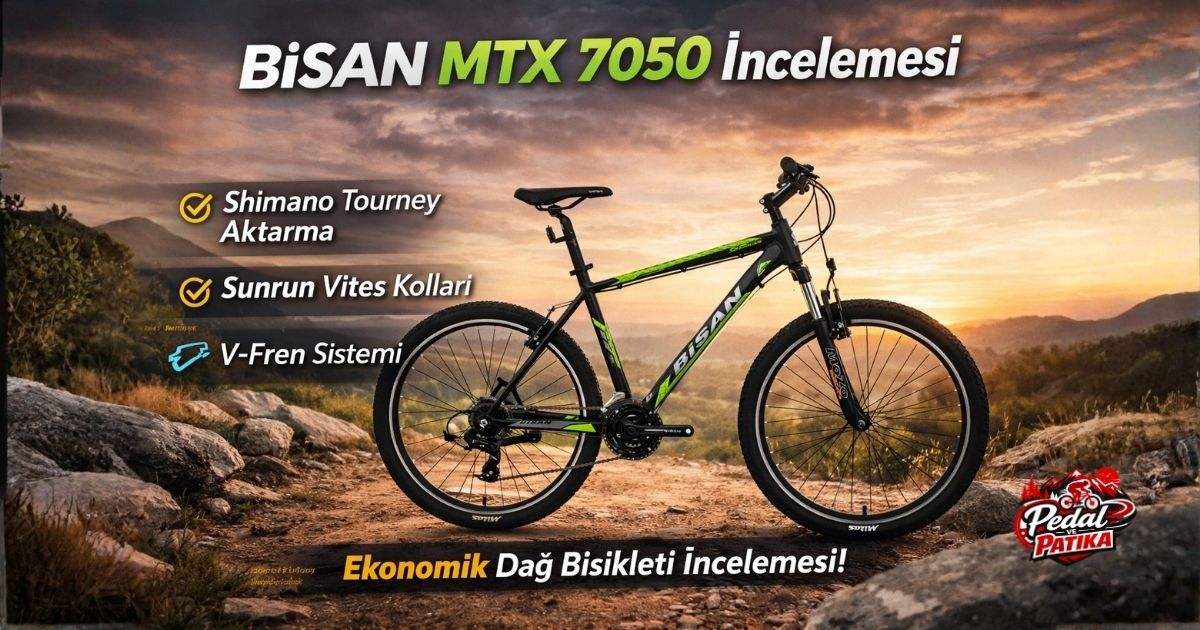 Bisan MTX 7050 V İncelemesi | 26 Jant 21 Vites MTB