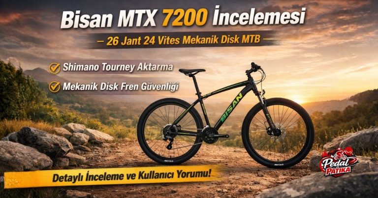 Bisan MTX 7200 İncelemesi – Uygun Fiyatlı 26 Jant MTB Alternatifi