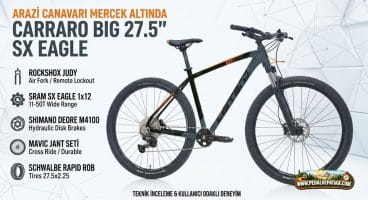 Review and User Experience of the Carraro BIG 2712 DEORE 27.5″ 12-V HD