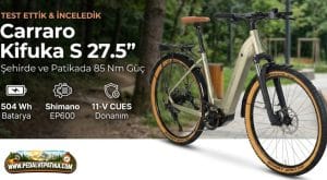 Carraro Kifuka S e-Bike Detaylı İnceleme